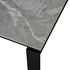 Обеденный стол раздвижной отделка закаленное стекло с керамикой, черный металл от MOD INTERIORS, MDI.DT.TOL.5, 5-я фотография мини