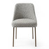 Стул отделка ткань Milan col. 450, ножки матовая бронза M2 от MOD INTERIORS, MDI.CH.TOL.42, 2-я фотография мини