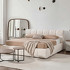 Кровать с подъемным механизмом Ванда (Wanda) 200*200 отделка ткань кат. 5 Loop 2 cream от MOD INTERIORS, MDI.BD.SL.312, 1-я фотография мини